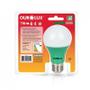 Imagem de Lampada LED S60 Bulbo 7 watts bivolt Verde OUROLUX