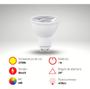 Imagem de Lâmpada led Saveenergy Dicróica Dicroica cor branco-quente 7W 110V/220V 2700K 470lm