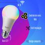 Imagem de Lâmpada Led Smart 10W 3000K Rgb Bulbo Color Wifi Aplicativo Ativação Por Voz Compatível Com Assistentes Virtuais