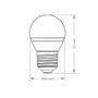 Imagem de Lâmpada Led Taschibra Bolinha TBL 1W Colorida E27 220V