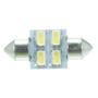 Imagem de Lâmpada Led Torpedo 31mm 12v 4smd5630 Branca 4 Leds Par