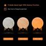 Imagem de Lâmpada Lunar 3D - Luz Noturna com Carregamento