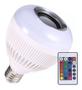 Imagem de Lampada Luz Led Rgb Bluetooth Caixa Som Controle Remoto