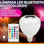 Imagem de Lampada Luz Led Rgb Bluetooth Música Caixa Som Festa Musica