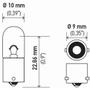 Imagem de Lampada Miniatura T2.75 24v 4w Ba9s