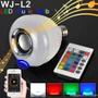 Imagem de Lampada Musical Bluetooth Led Com Controle Rgb Colorida