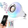 Imagem de Lampada Musical Caixa Som Bluetooth Com Controle E27