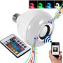 Imagem de Lampada Musical Caixa Som Bluetooth Led Rgb Com Controle E27