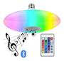 Imagem de Lampada Musical Ufo Light Led Rgb 48W Bluetooth Caixa De Som
