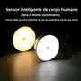 Imagem de Lâmpada Noturna LED Inteligente com Sensor de Presença - Carregamento USB Automático