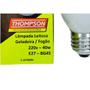 Imagem de Lampada Para Geladeira/Fogao/Lustre Thompson 40Wx220V. Leitosa - Kit C/10 Pecas