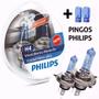 Imagem de Lâmpada Philips Super Branca Crystal Vision Ultra H4 4300K 60/55W Efeito Xênon 12V