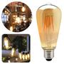 Imagem de Lâmpada Retrô Bulbo Com Filamento Led 4w St64 Torna Ambiente Aconchegante 60484