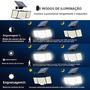 Imagem de Lâmpada Solar LED 238/328 - IP65 à Prova D'água com Sensor de Movimento - 3 Modos de Iluminação