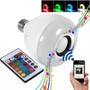 Imagem de Lampada Som Led Rgb Bluetooth Musicas Com Controle