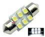 Imagem de Lampada torpedo 6 led c5w 36 mm branco 12v