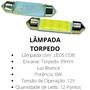 Imagem de Lâmpada torpedo led cob 39mm super branco luz teto unidade