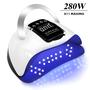 Imagem de Lâmpada UV LED Profissional 280W para Secagem de Unhas - Sensor Automático