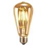 Imagem de Lâmpada Vintage Filamente Led Decorativa Retrô Vintage Âmbar ST64 4W 320LM Gmh Trade LST64-SC-4W