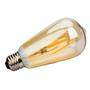 Imagem de Lâmpada Vintage Filamente Led Decorativa Retrô Vintage Âmbar ST64 4W 320LM Gmh Trade LST64-SC-4W