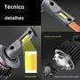 Imagem de Lâmpadas de Farol de Carro LED Dupla Cor 100W - 3000K/4300K/6000K - H4 H7 H8 H11 HB3 9006 12V 12000LM