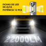 Imagem de Lâmpadas de Farol LED Turbo Super Brilhantes 22000lm H8 H11 - 120W 6500K Canbus 12V