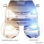 Imagem de Lampadas farol alto sandero 2015 16 17 18 19 20 2021 halogenas amarelas