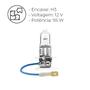 Imagem de Lâmpadas Halógenas Encaixe H3 Potência 55W 12V Duas Peças Resistente À Água Base Pk22s Linha Code Tech One