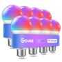 Imagem de Lâmpadas inteligentes Govee H6008 WiFi Bluetooth RGB, pacote com 8