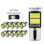 Imagem de Lâmpadas LED Canbus T10 W5W 6000K - Kit com 10 Peças 5W5 SMD 168 194 para Interior de Carro