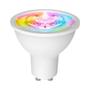 Imagem de Lâmpadas LED Inteligentes RGB C+W Reguláveis MOES Tuya ZigBee GU10 5W Controle De Luz WiFi Alexa