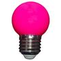 Imagem de Lâmpadas Led Mini Bulbo Bolinha E27 1w Bivolt 110/220V Color Pink