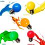 Imagem de Lâmpadas Led Mini Bulbo Bolinha E27 1w Bivolt 110/220V Color Vermelho