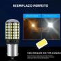 Imagem de Lâmpadas LED para Carro (10pcs) - 1156, BA15S, P21W, BAU15S, PY21W, 1157, BAY15D, 7440, 7443, 3157 - 144SMD Canbus