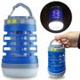Imagem de Lampiao Lanterna Mata Mosquito Trap Light Ntk Led Usb Recarregavel Nautika