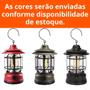 Imagem de  Lampião Lanterna Retrô LED Recarregável Ecooda EC6800