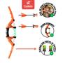Imagem de Lançador Arco E Flecha Brinquedo Infantil Laranja CBS0114 - Castela