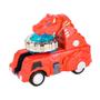 Imagem de Lançador e Pião de Batalha - Dino Tiger Car - ZipZap - Tigre Vermelho - DM Toys