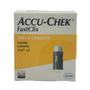 Imagem de Lancetas Accu Chek Fastclix Caixa C/ 102un Controle Glicemia