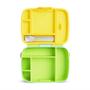 Imagem de Lancheira Bento Box Munchkin Amarelo Verde Azul com Talheres