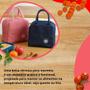 Imagem de Lancheira Bolsa Térmica Com Isolamento Portátil Marmita para viagem escola alça