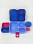 Imagem de Lancheira Freestyle Kit Bento Box Thermos Kids 8 Pç Roxo