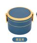 Imagem de Lancheira Japonesa Bento Box à Prova de Vazamentos - Para Crianças e Adultos (Azul)