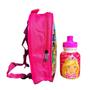 Imagem de Lancheira Mochila Infantil Feminina Com Garrafinha Squeeze 300ml 