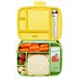 Imagem de Lancheira Munchkin Bento Box c/ talheres Verde/Azul/Amarelo