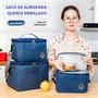 Imagem de Lancheira Térmica Portátil à Prova d'Água - Unissex, com Alça de Ombro e Design Durável
