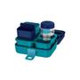 Imagem de Lancheira Thermos com 8 peças BPA Free Bento Box Azul