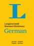 Imagem de LANGENSCHEIDT STANDARD DICTIONARY GERMAN -  