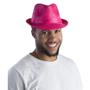 Imagem de Lantejoulas rosa Fedora Hat Dress Up America para adultos