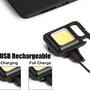 Imagem de Lanterna Chaveiro Portátil Brilhante 800 Lumens Recarregável - Keychain Light